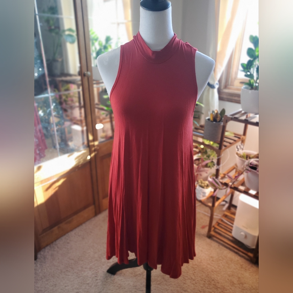 Large red dress